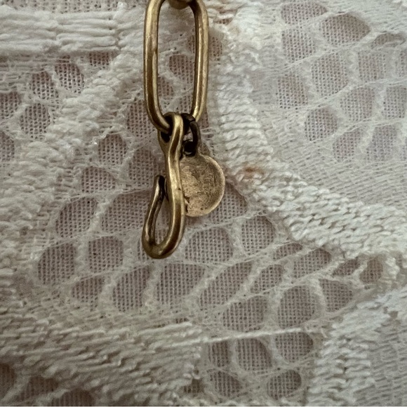 Stella & Dot turquoise 7 strands beads and gold tone necklace - Picture 6 of 6